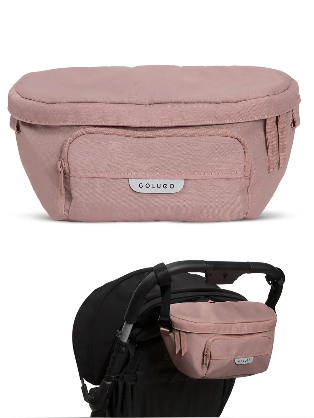 Mini Belt Bag in Dusty Rose